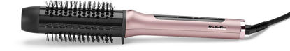 BaByliss Volume Boost HSB200E ogrevana električna krtača za volumen in glajenje las, roza/črna
