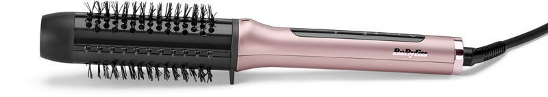 Slika - BaByliss Volume Boost HSB200E ogrevana električna krtača za volumen in glajenje las, roza/črna