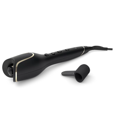 Philips StyleCare Prestige BHB876/00 Samodejni kodralnik las s pametnim sistemom za kodranje in keramično prevleko s keratinom, črn