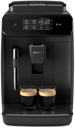 Avtomatski kavni aparat Philips Series 800 EP0820/00 s klasičnim penilnikom mleka in keramičnim mlinčkom, črn (EP0820/00)