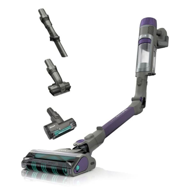 Slika - Shark PowerDetect IP1251EUT Brezžični pokončni sesalnik s tehnologijami Detect, Flexology in zaščito Anti Hair Wrap, vijoličen