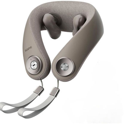 Renpho U-Neck Mini R-L001-GY Kompaktni brezžični masažnik s funkcijo gretja in 3D Shiatsu masažo, siv