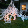 Slika - Dekorativna pajčevina z 6 klini Family Halloween, 1 × 2 m, bela (56640)
