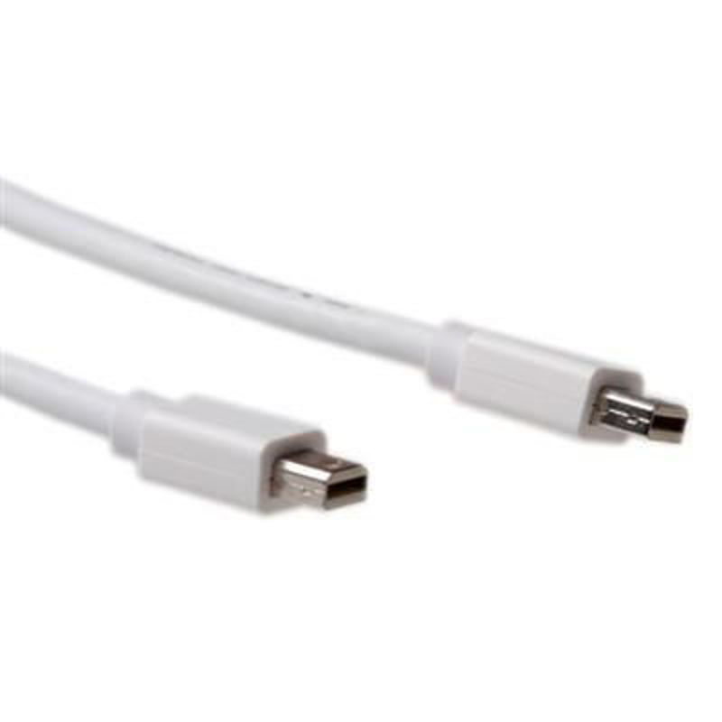 Slika - DisplayPort kabel ACT miniDisplayPort (M) - miniDisplayPort (M) kabel, 3960 m, bela (AK3960)