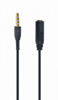 Slika - Avdio / Video kabel - Gembird 3,5mm (M) - 3,5mm (F) adapter, 3,5 m, črna (CCA-419)