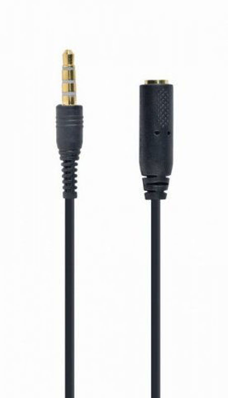 Slika - Avdio / Video kabel - Gembird 3,5mm (M) - 3,5mm (F) adapter, 3,5 m, črna (CCA-419)