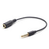 Slika - Avdio / Video kabel - Gembird 3,5mm (M) - 3,5mm (F) adapter, 3,5 m, črna (CCA-419)