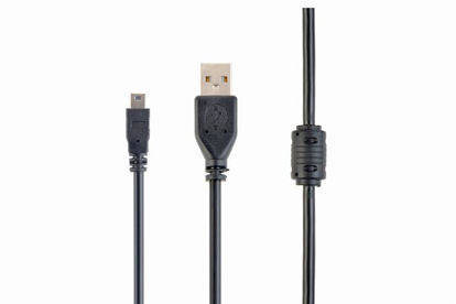 Premium USB kabel[USB 2.0] - Gembird USB A (M) - miniUSB (M) kabel, 1,8 m, črna (CCF-USB2-AM5P-6)