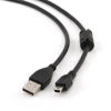 Slika - Premium USB kabel[USB 2.0] - Gembird USB A (M) - miniUSB (M) kabel, 1,8 m, črna (CCF-USB2-AM5P-6)