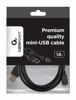 Slika - Premium USB kabel[USB 2.0] - Gembird USB A (M) - miniUSB (M) kabel, 1,8 m, črna (CCF-USB2-AM5P-6)