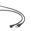 Slika - USB kabel[USB 2.0] - Gembird USB A (M) - microUSB (M) kabel, 6 m, črna (CCP-MUSB2-AMBM90-6)