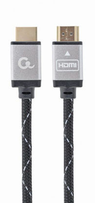 Gembird CCB-HDMIL-1M HDMI 4K kabel visoke hitrosti z Ethernetom Select Plus Series 1 m črn