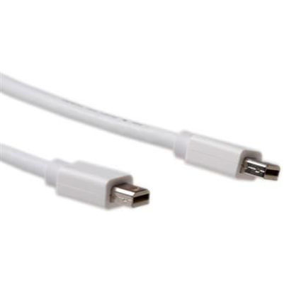ACT AK3962 Mini DisplayPort kabel moški-moški 3 m bel