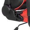 Slika - Delight Bemada BMD1106RD, do 110kg, ledvena in vzglavna podpora, črno-rdeč gaming stol