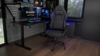Slika - Endorfy Scrim BK F EY8A004, do 150kg, nastavljivi nasloni za roke, ledvena podpora, črn gaming stol