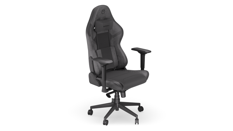 Slika - Endorfy Scrim BK, do 120kg, nastavljivi nasloni za roke, ledvena in vzglavna podpora, črn gaming stol EY8A001
