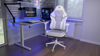Slika - Endorfy Scrim OWH, do 120kg, nastavljivi nasloni za roke, ledvena podpora, belo-siv gaming stol EY8A007