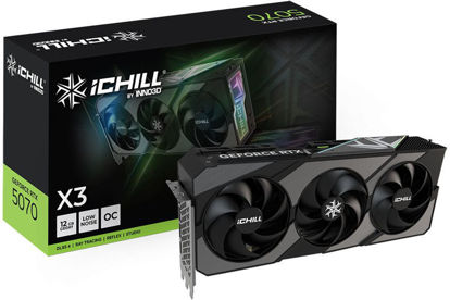 Inno3D GeForce RTX 5070 iChill X3 12GB GDDR7, 192-bit, 1x HDMI / 3x DP (C50703-12D7X-195065H) grafična kartica