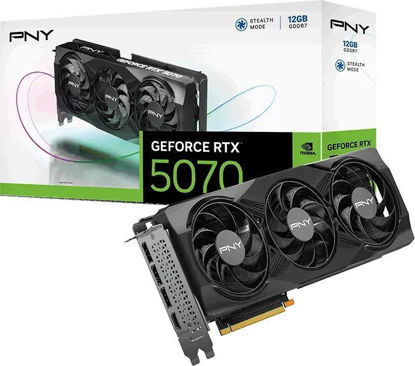 PNY GeForce RTX 5070 Gaming Triple Fan 12GB GDDR7, 192-bit, 1x HDMI / 3x DP (VCG507012TFXPB1) grafična kartica