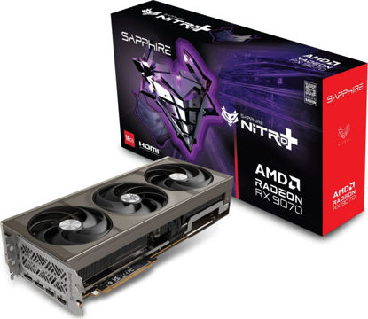 Sapphire NITRO+ AMD Radeon RX 9070 OC 16GB GDDR6, 256-bit, 2x HDMI / 2x DP, RGB (11349-01-20G) grafična kartica