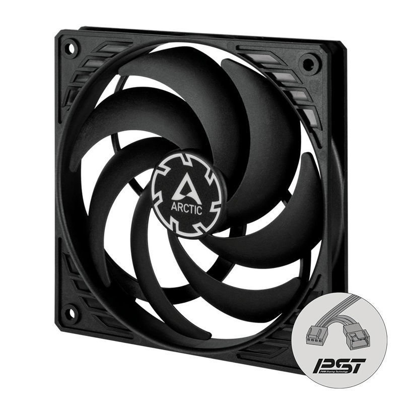 Slika - Arctic P12 Slim PWM PST Ventilator za ohišje (120 mm, 300-2100 RPM, PWM) (ACFAN00187A)
