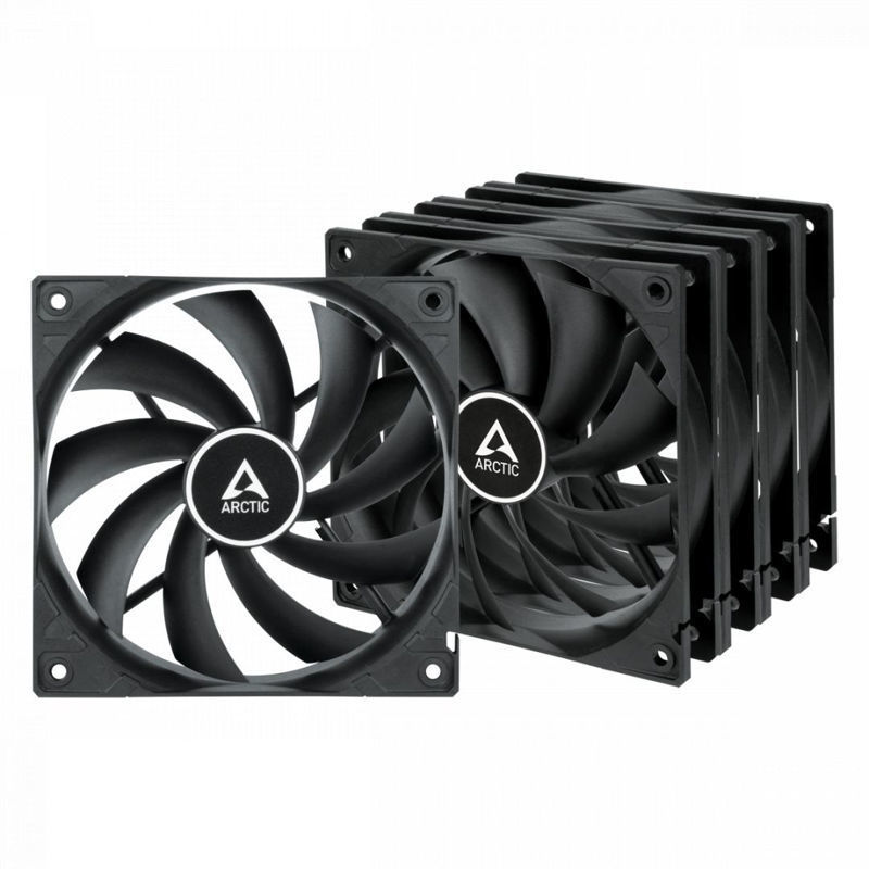 Slika - Arctic F12 Black Value pack (5kosov) Ventilator za ohišje (120 mm, 1350 RPM) (ACFAN00248A)