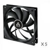Slika - Arctic F12 Black Value pack (5kosov) Ventilator za ohišje (120 mm, 1350 RPM) (ACFAN00248A)