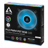 Slika - Arctic P12 PWM PST RGB 0dB Black 3 kosi Value Pack with Controller Ventilator za ohišje (120 mm, 2000 RPM, RGB, PWM) (ACFAN00229A)