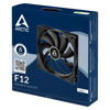 Slika - Arctic F12 Black Ventilator za ohišje (120 mm, 1350 RPM) (ACFAN00201A)