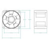 Slika - Arctic S4028-6K 40mm Server Fan Ventilator za ohišje (40 mm, 250-6000 RPM, PWM) (ACFAN00185A)