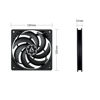 Slika - Arctic P12 Slim PWM PST (3 kosi) Ventilator za ohišje (120 mm, 300-2100 RPM, PWM) (ACFAN00275A)