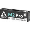 Slika - Pasivni hladilnik za M.2 SSD Arctic M2 Pro Black (ACOTH00001A)