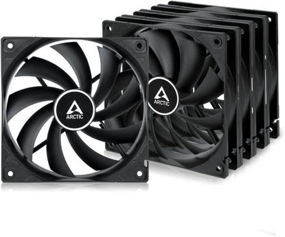 Arctic F12 PWM Black (5 Pack) Ventilator za ohišje (120 mm, 230-1350 RPM, PWM) (ACFAN00145A)