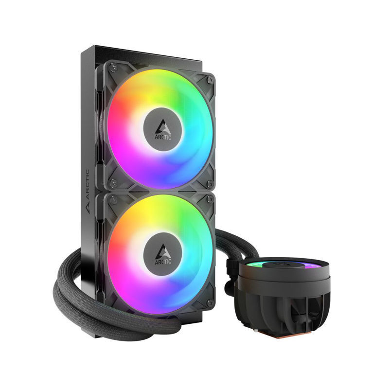 Slika - Arctic Liquid Freezer III Pro 240 A-RGB Black Vodno hlajenje za CPU (120 mm, 400-2500 RPM, RGB, PWM) (ACFRE00182A)