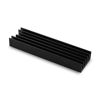 Slika - Pasivni hladilnik za M.2 SSD diske Axagon CLR-M2L10 ALU (2280, višina 10 mm), črn aluminijast hladilnik (CLR-M2L10)