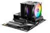Slika - Be quiet! Pure Rock Pro 3 LX Procesorjski hladilnik (2x 120 mm, 2000 RPM, PWM, RGB, dvojni stolpni zračni hladilnik), črn (BK043)