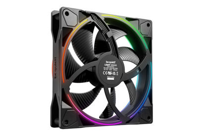 Be quiet! Light Wings 140mm PWM Reverse Black Ventilator za ohišje (140 mm, 1300 RPM, RGB, PWM) (BL134)