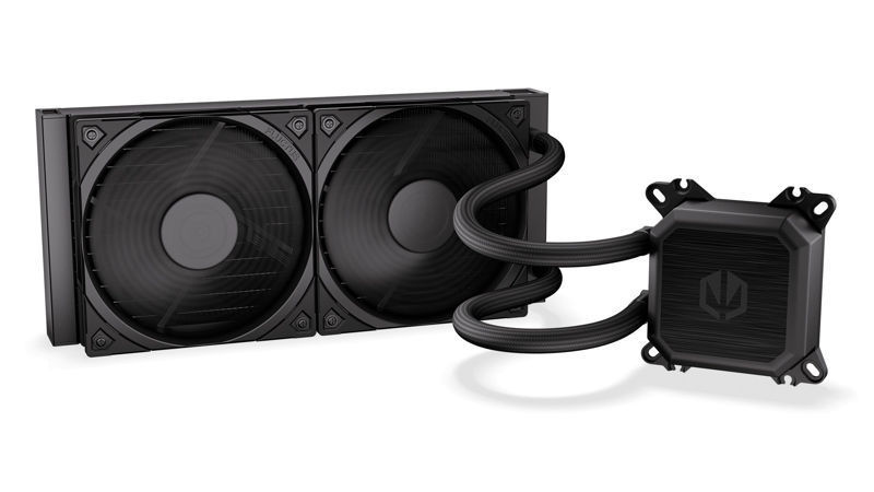 Slika - Endorfy Navis F240 Procesorjski hladilnik z vodnim hlajenjem (2x 120 mm, 250-1800 RPM, PWM, AIO tekočinski hladilnik s krmilnikom) (EY3B001)