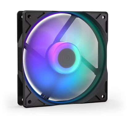 Endorfy Stratus 120 PWM ARGB Ventilator za ohišje (120 mm, 1400 RPM, PWM, z nastavljivo RGB osvetlitvijo) (EY4A008)