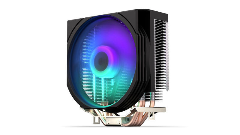 Slika - Endorfy Spartan 5 MAX ARGB Procesorjski hladilnik (120 mm, 1500 RPM, PWM, zmogljivejši zračni hladilnik z nastavljivo RGB osvetlitvijo) (EY3A004)