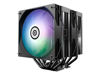 Slika - Enermax ETS-TD60 Digital ARGB Air CPU Cooler CPU hladilnik (2x 120 mm FDB, PWM, zmogljiv zračni hladilnik z ARGB osvetlitvijo in podporo za LGA1851) (ETS-TD60D-ARGB)