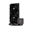 Slika - Enermax Liqmax IV Series 240mm Liquid CPU Cooler Procesorjski vodni hladilnik (AIO vodno hlajenje, 2x 120 mm PWM, z digitalnim zaslonom) (ELC-LMIV240-SF)