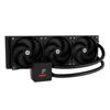 Slika - Enermax Liqmax IV Series 360mm Liquid CPU Cooler Vodno hlajenje za CPU (AIO vodno hlajenje, 3x 120 mm PWM, z digitalnim zaslonom) (ELC-LMIV360-SF)