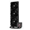 Slika - Enermax Liqmax IV Series 360mm Liquid CPU Cooler Vodno hlajenje za CPU (AIO vodno hlajenje, 3x 120 mm PWM, z digitalnim zaslonom) (ELC-LMIV360-SF)