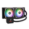 Slika - Enermax Aquafusion II 240 RGB CPU Cooler Vodno hlajenje za CPU ((AIO vodno hlajenje, 2x 120 mm Squa RGB, z digitalnim zaslonom) (ELC-AQFS240-SQA)