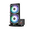 Slika - Enermax Aquafusion II 240 RGB CPU Cooler Vodno hlajenje za CPU ((AIO vodno hlajenje, 2x 120 mm Squa RGB, z digitalnim zaslonom) (ELC-AQFS240-SQA)