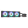 Slika - Enermax Aquafusion II 360 RGB CPU Cooler Procesorjski vodni hladilnik (AIO vodno hlajenje, 3x 120 mm Squa RGB, z digitalnim zaslonom) (ELC-AQFS360-SQA)