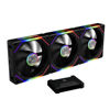 Slika - Gamdias Aeolus P2-1203U (3-Pack) Ventilator za ohišje (3x 120 mm, 1000-2400 RPM, RGB, set treh zmogljivih igričarskih ventilatorjev) (16302-03303-00013-G)
