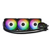 Slika - Gamdias Aura GL360 LITE Vodno hlajenje za CPU (AIO vodno hlajenje, 3x 120 mm, PWM, z RGB osvetlitvijo in podporo za LGA1851) (AURA GL360 LITE)