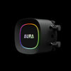 Slika - Gamdias Aura GL360 LITE Vodno hlajenje za CPU (AIO vodno hlajenje, 3x 120 mm, PWM, z RGB osvetlitvijo in podporo za LGA1851) (AURA GL360 LITE)